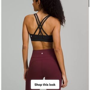 Lululemon size 2 black sports bra